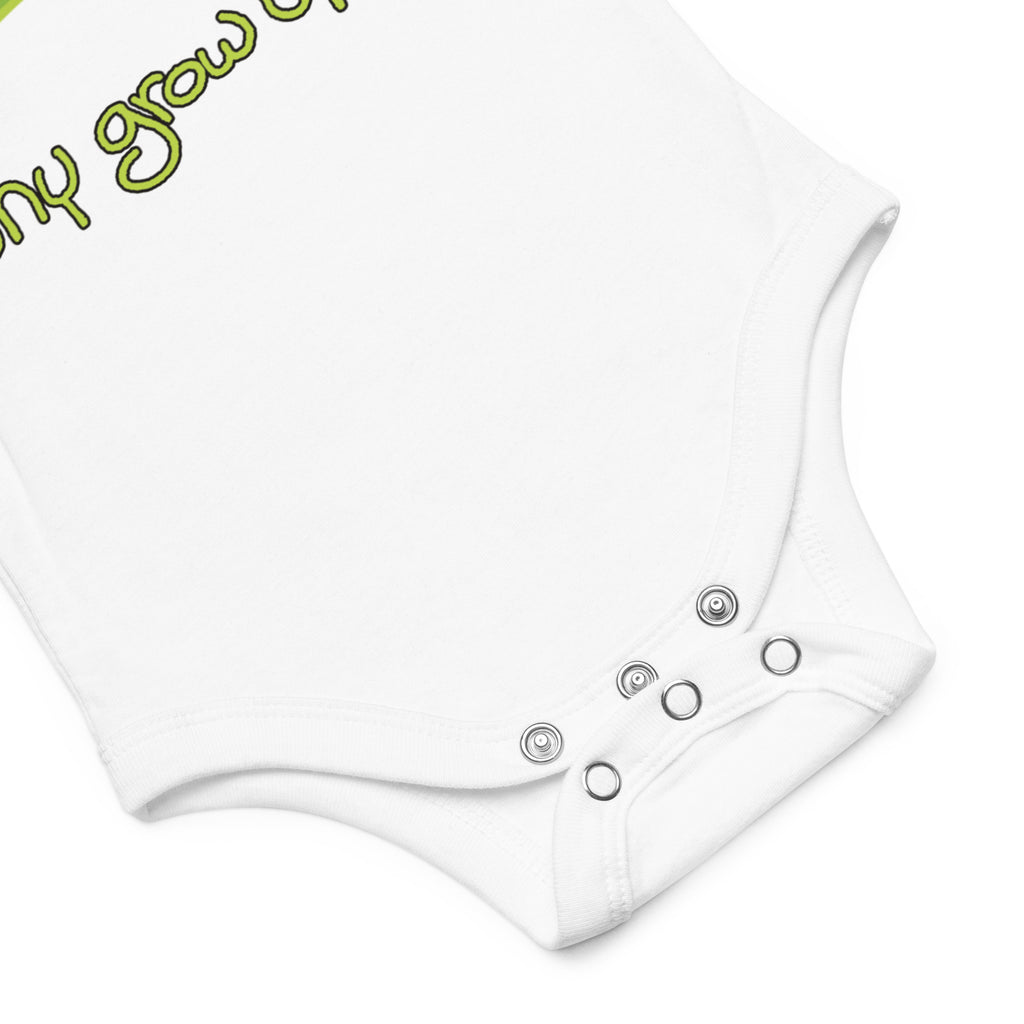 Rubes Cartoons Why Grow Up Baby-Kurzarm-Golf-Einteiler aus 100 % Baumwolle