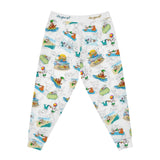 Rubes Cartoons Why Grow Up Collage Athletic Joggers