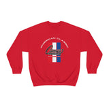 Chevy Camaro 1st Gen Three-Color Stripe Unisex Sweatshirt, Heavy Duty Crew Neck, Great Gift for Chevy Lovers, Classic Car Fans, and Enthusiasts