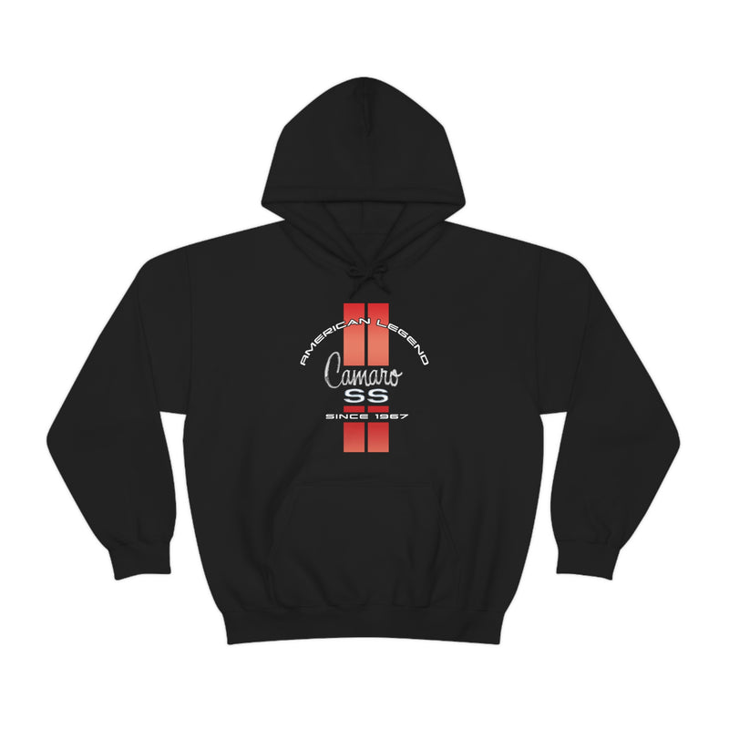 Chevy Camaro 1st Gen SS Hooded Sweatshirt, Unisex, Gift for Men, Women, Muscle Car Fans, Classic Car Enthusiasts, Vintage Auto Lovers