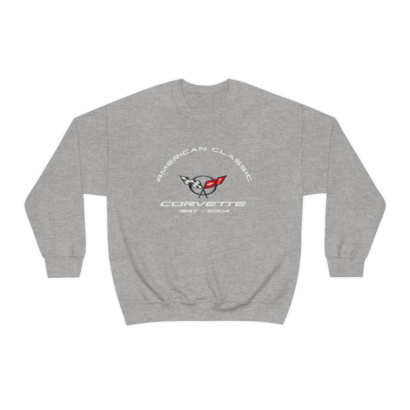 C5 Corvette Unisex Crew Neck Sweatshirt, Heavy Duty Pullover, Classic Muscle Car Apparel, Gift for Chevy Enthusiasts, Corvette Lover Sweatshirt