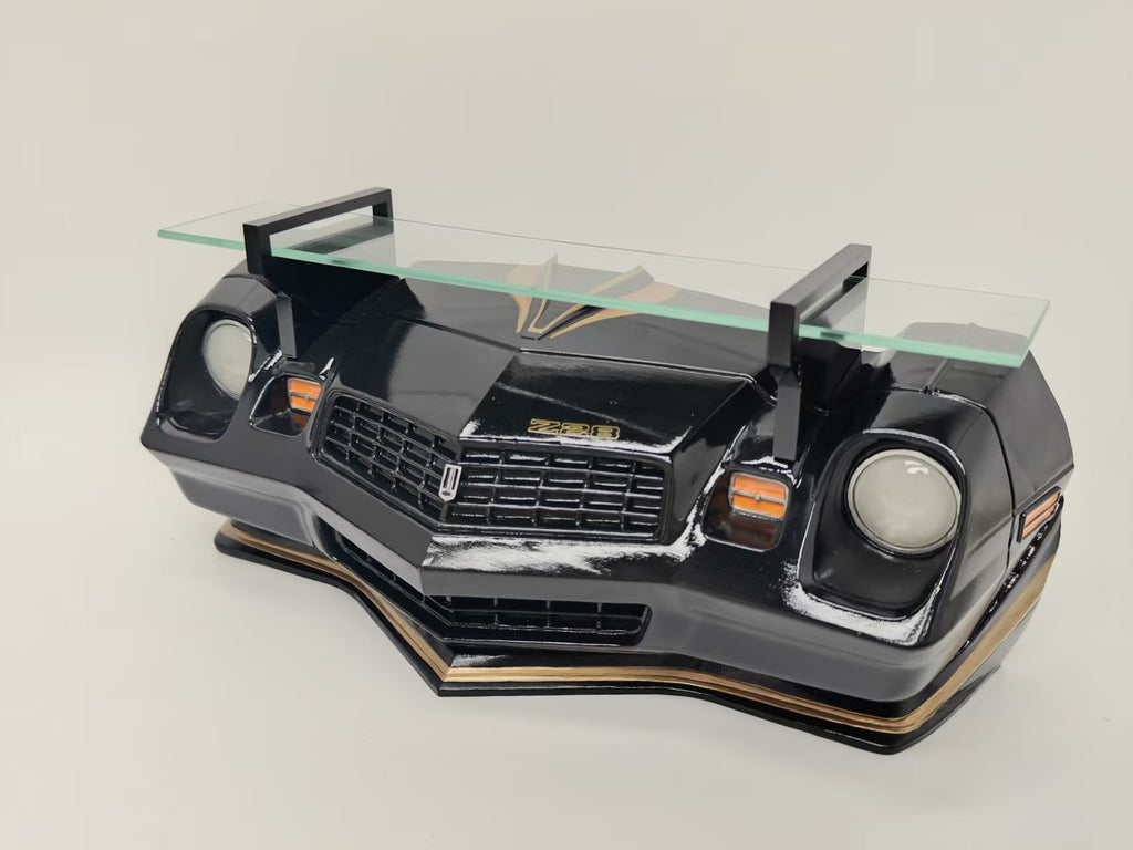 Chevrolet Camaro Z28 1979 Floating Wall Shelf, Black, LED Lights