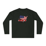 C1 Corvette American Classic Emblem Long Sleeve Performance Tee Shirt – Legends of the Road, Perfect for the Corvette Fan
