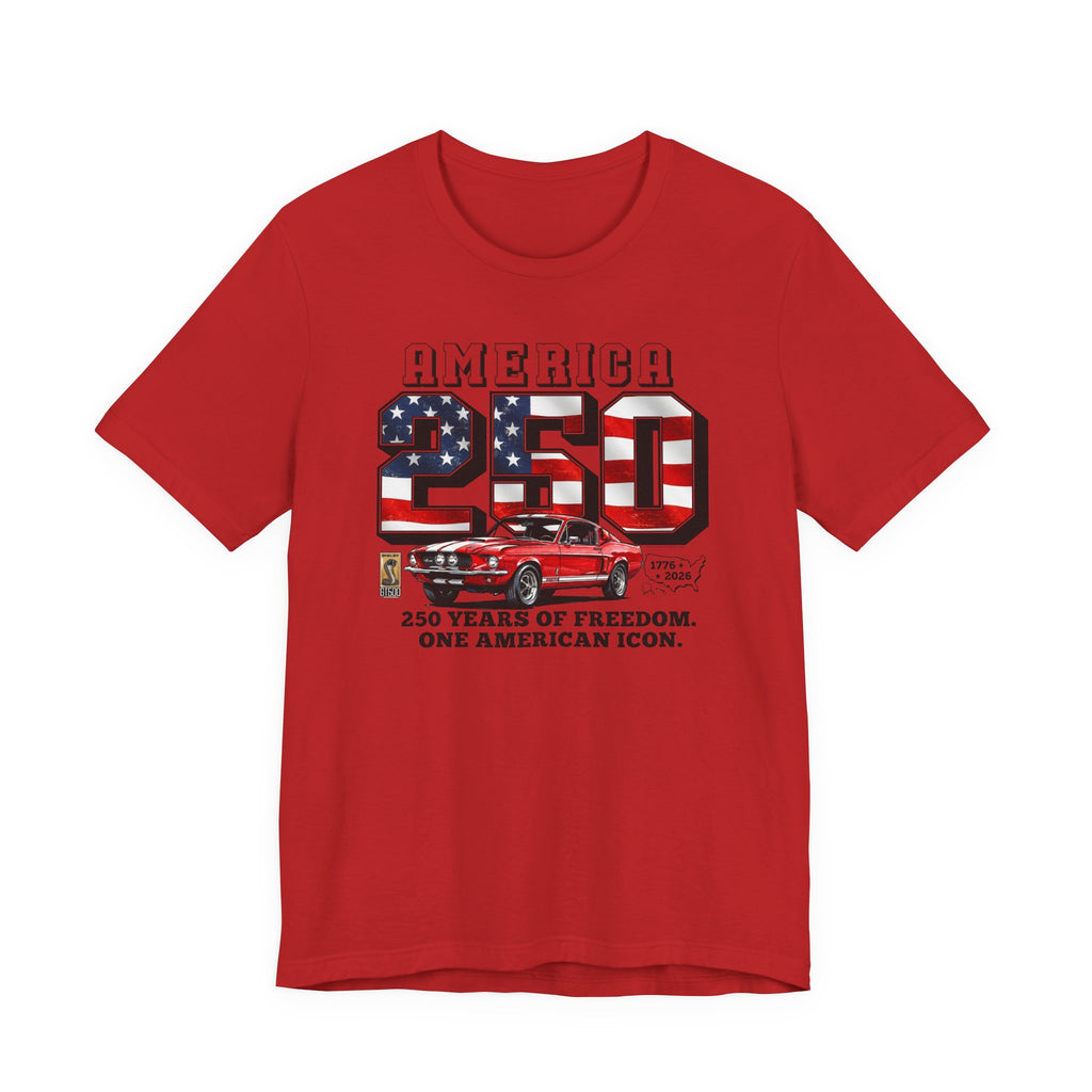 Shelby America 250 "250 Years of Freedom" Premium GT500 Short-Sleeve Tee