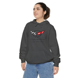 Personalized Corvette C5 Comfort Colors® Premium Hooded Sweatshirt, Custom Hoodie for Car Lovers, Comfortable, Gift for Car Enthusiasts, Chevrolet Fans