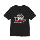 C6 Corvette Route 66 100th Anniversary Short Sleeve Tee – Legends of the Road, Perfect for the Corvette Fan