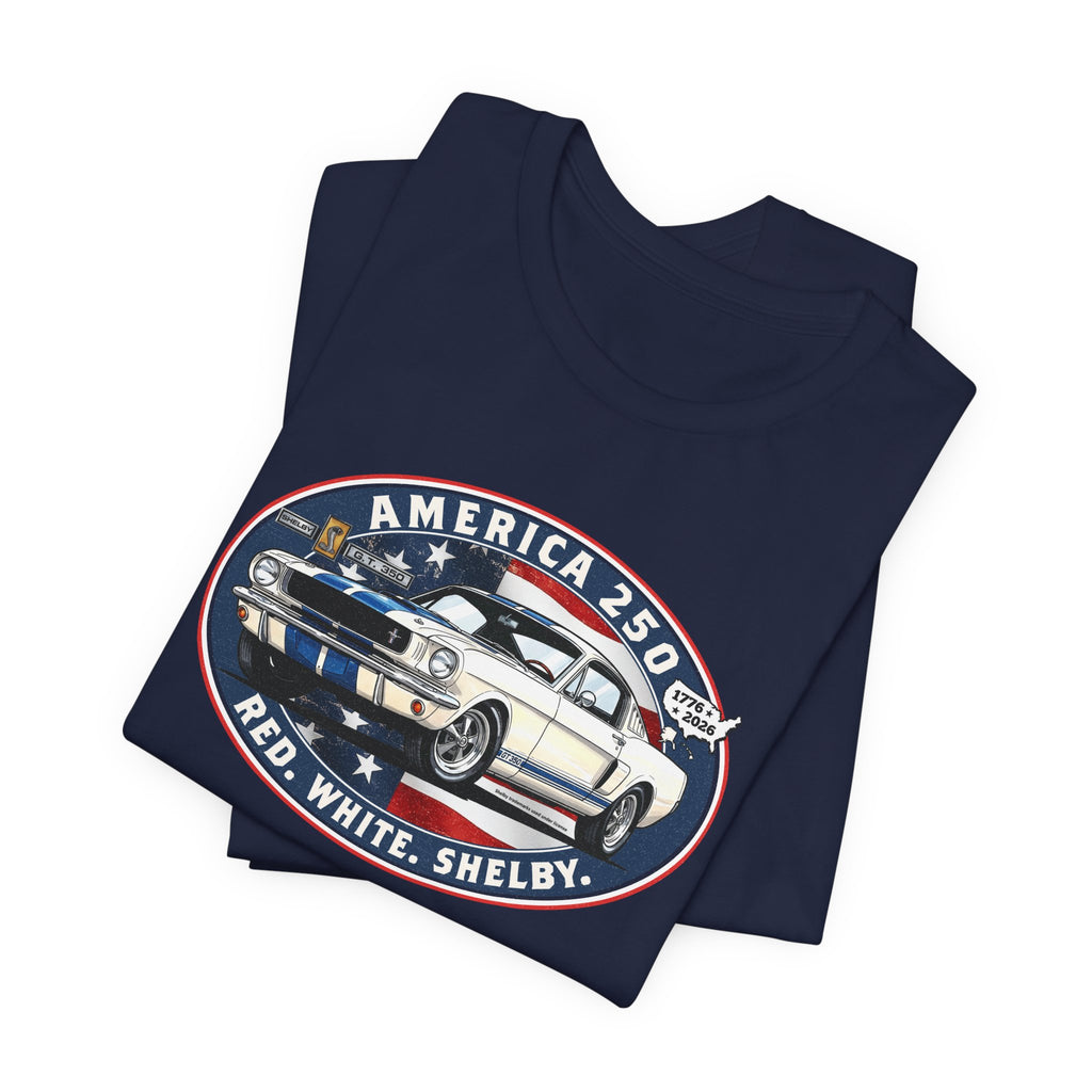 Shelby America 250 "Years of Freedom" Premium GT350 Oval Short-Sleeve Tee