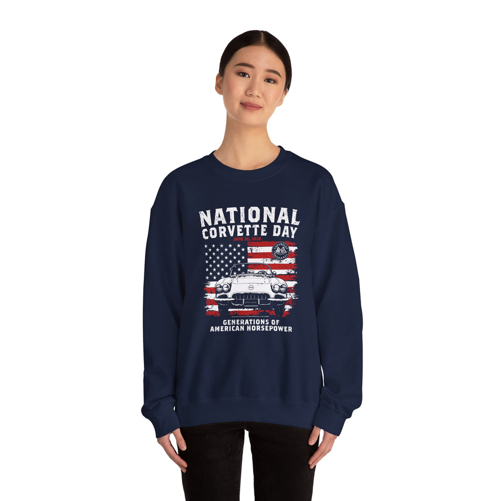 National Corvette Day 2026 Crewneck Sweatshirt – Limited Edition (Through June 30, 2026)