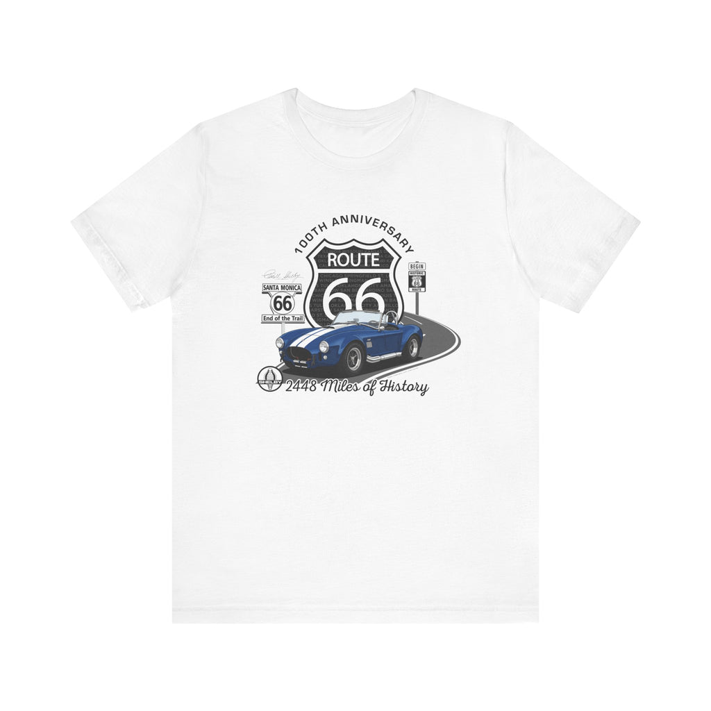 Shelby Blue Cobra “End of the Trail” Route 66 100th Anniversary T-Shirt