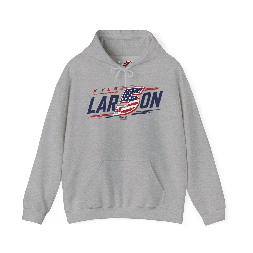 Hendrick Motorsports Kyle Larson #5 Americana Flag Racing Hoodie