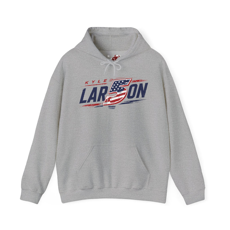 Hendrick Motorsports Kyle Larson #5 Americana Flag Racing Hoodie