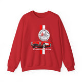 C1 Corvette Vertical Stripe Emblem Cotton Blend Sweatshirt – Legends of the Road, Perfect for the Corvette Fan