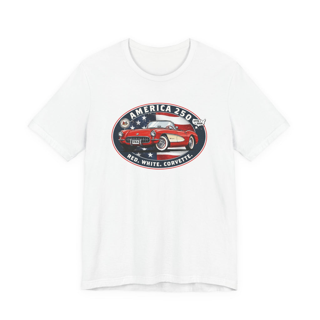 Corvette America 250 "250 Years of Freedom" Premium C1 Oval Short-Sleeve Tee
