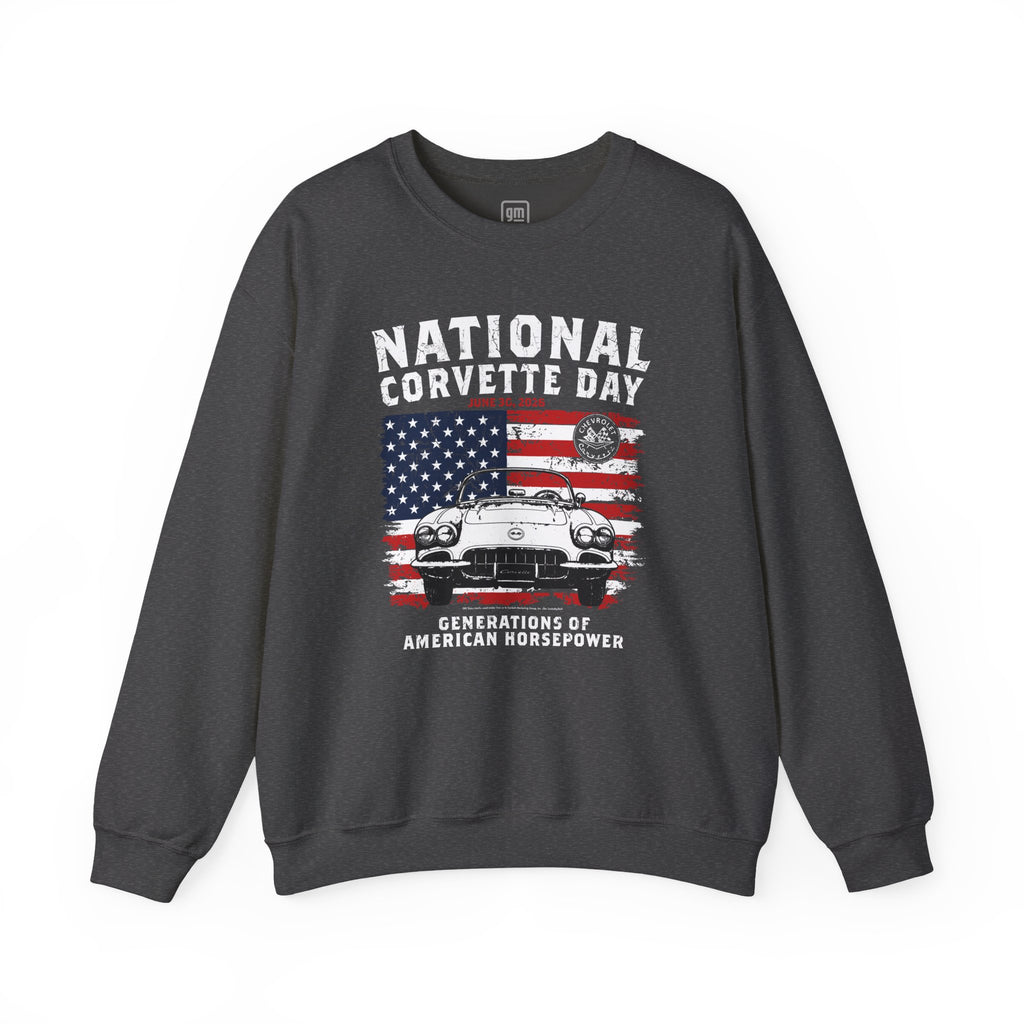 National Corvette Day 2026 Crewneck Sweatshirt – Limited Edition (Through June 30, 2026)