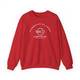 C4 Corvette Crew Neck Long Sleave Heavy Duty Sweatshirt, perfect for cool crisp days, DE