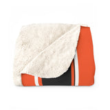 1969 Camaro SS  Retro Racing Decorative Sherpa Blanket, Perfect for Chilly Days