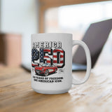 Corvette America 250 "250 Years of Freedom" Premium C1 Ceramic Mug – 15oz