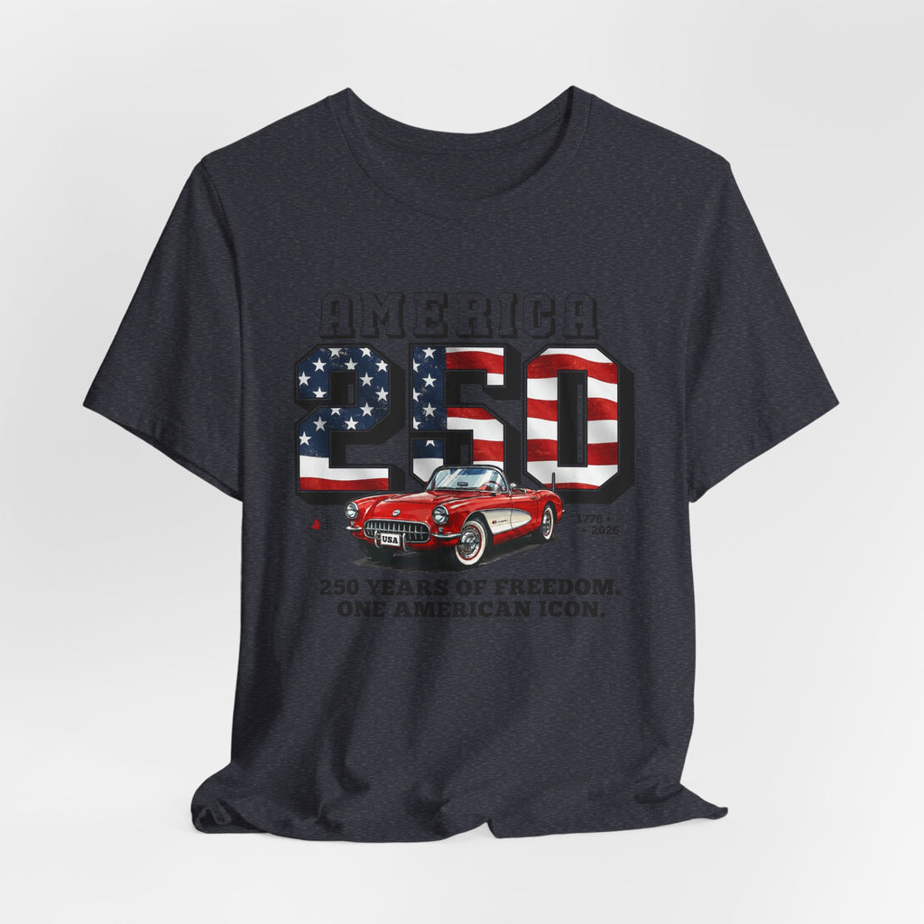 Corvette America 250 "One American Icon" Premium C1 Short-Sleeve Tee