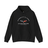 C6 Corvette Heavy Blend Hooded Sweatshirt, perfect for cool crisp days - TRADEMARK test