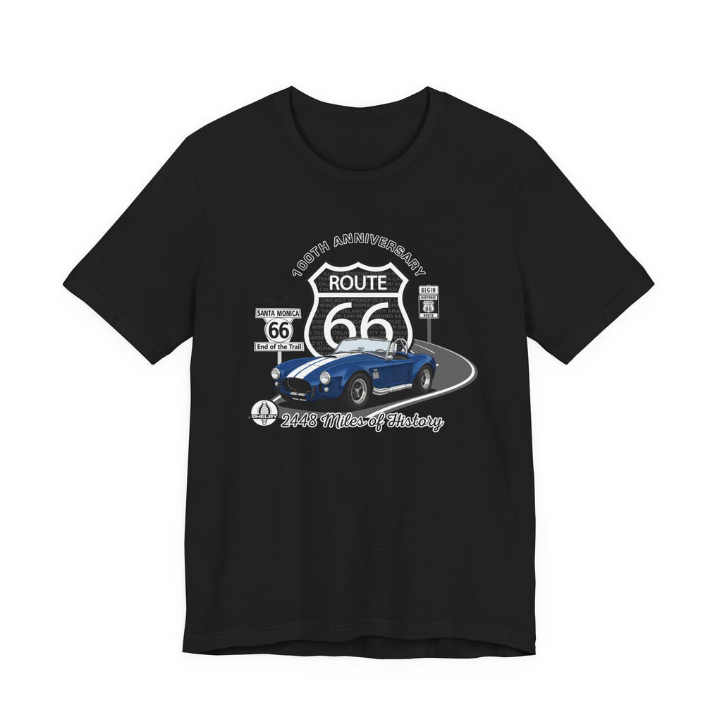 Shelby Blue Cobra “End of the Trail” Route 66 100th Anniversary T-Shirt
