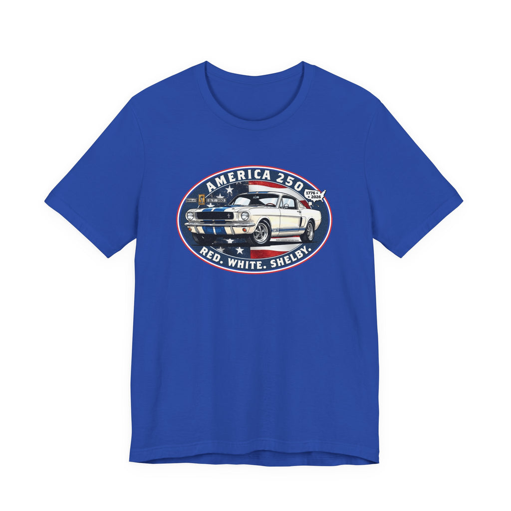 Shelby America 250 "Years of Freedom" Premium GT350 Oval Short-Sleeve Tee
