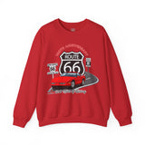 C4 Corvette Route 66 100th Anniversary Cotton Blend Sweatshirt – Legends of the Road, Perfect for the Corvette Fan