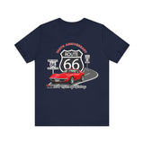 C3 Corvette Route 66 100th Anniversary Short Sleeve Tee – Legends of the Road, Perfect for the Corvette Fan