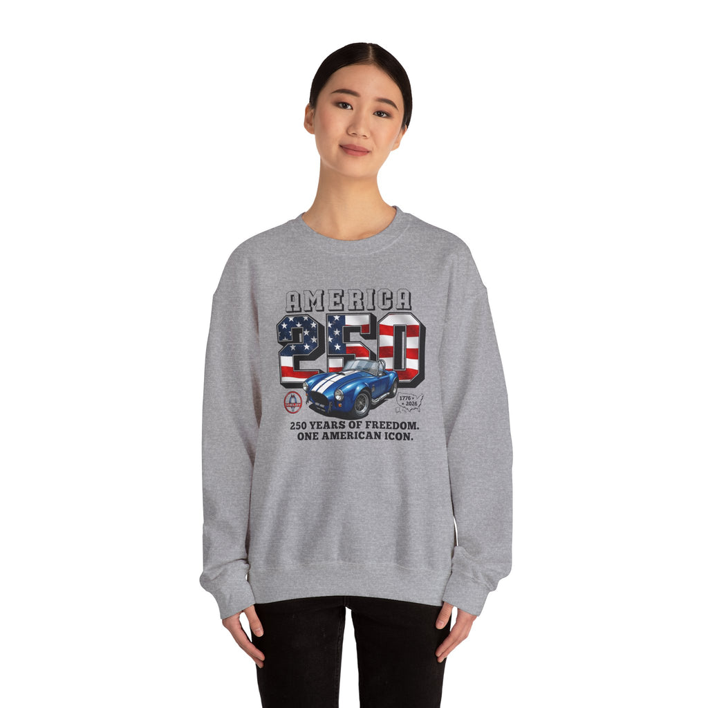 Shelby America 250 "One American Icon" Premium Cobra 427 Graphic Crewneck Sweatshirt