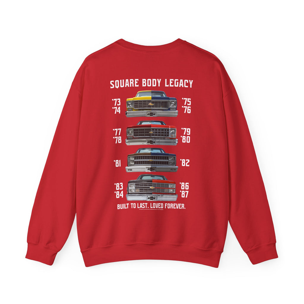 Chevrolet C10 Square Body Legacy Crew Neck Sweatshirt – Evolution of an American Classic