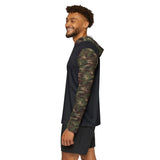 Personalized GM Chevrolet Bowtie Men's Basic Camo Sports Warmup Hoodie, UPF 50+ Sun Protection, Moisture-Wicking, Lightweight and Durable, Perfect for Active Chevy Fans