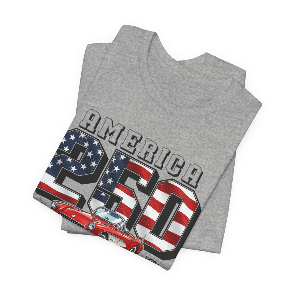 Corvette America 250 "One American Icon" Premium C1 Short-Sleeve Tee