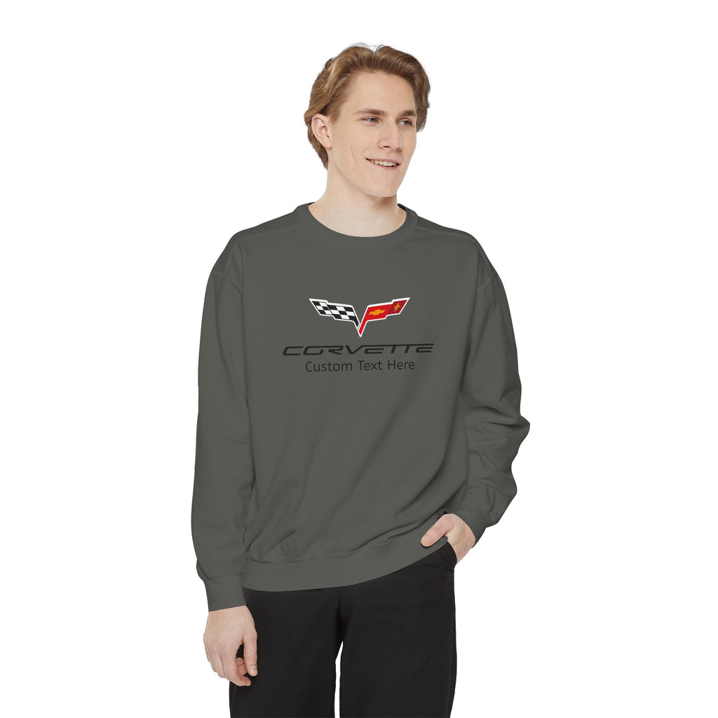 Personalized C6 Corvette Comfort Colors® Unisex Garment-Dyed Premium  Sweatshirt, Cotton Blend, Relaxed Fit, Chevrolet Enthusiasts, Official Licensed Apparel, Custom Gift for Him or Her