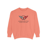 Personalized C5 Corvette Comfort Colors® Unisex Garment-Dyed  Premium Sweatshirt, Cotton Blend, Relaxed Fit, Chevrolet Enthusiasts, Official Licensed Apparel, Unique Gift for Him or Her