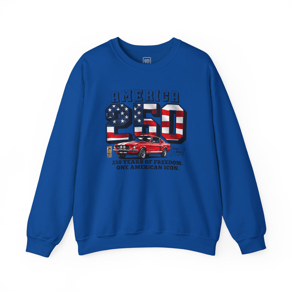 Shelby America 250 "One American Icon" Premium 1967 GT500 Graphic Crewneck Sweatshirt