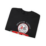C1 Corvette American Classic Emblem Cotton Blend Sweatshirt – Legends of the Road, Perfect for the Corvette Fan
