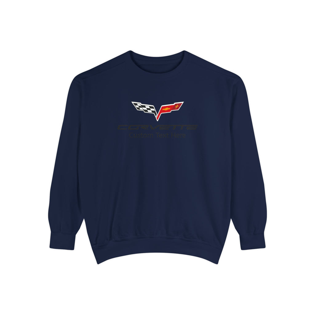 Personalized C6 Corvette Comfort Colors® Unisex Garment-Dyed Premium  Sweatshirt, Cotton Blend, Relaxed Fit, Chevrolet Enthusiasts, Official Licensed Apparel, Custom Gift for Him or Her