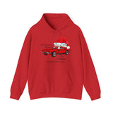 C2 Corvette Personalized Santa Hat Cotton Blend Hooded Sweatshirt