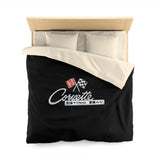 Corvette C2 Microfiber Black Duvet Cover – Perfect for Car Enthusiasts!