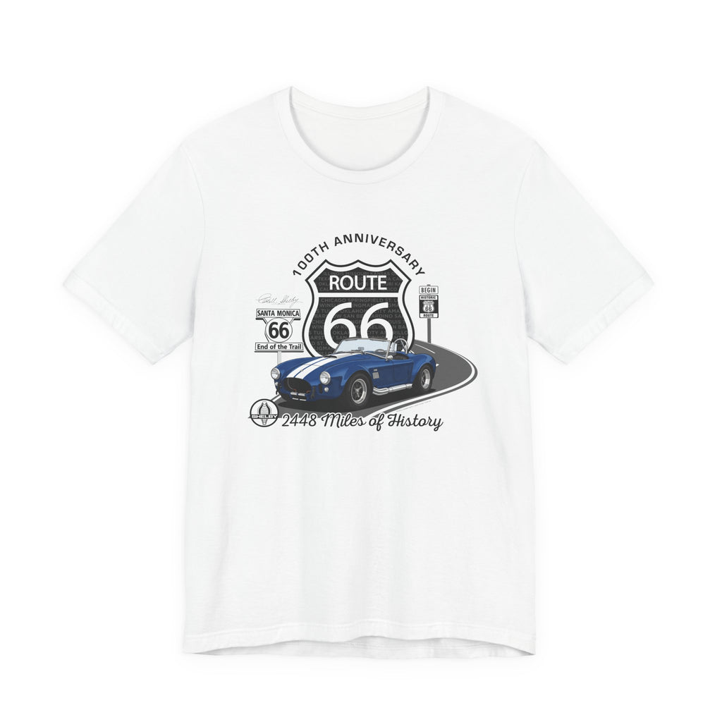 Shelby Blue Cobra “End of the Trail” Route 66 100th Anniversary T-Shirt