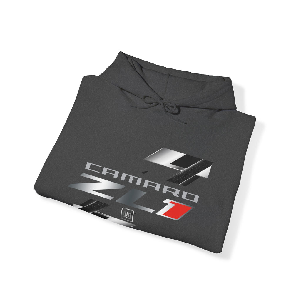 Camaro ZL1 Racing Flag Logo Fleece Hoodie, Perfect for the Camaro