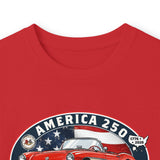 Corvette America 250 "Red. White. Corvette." Premium C1 Oval Graphic Long-Sleeve Tee