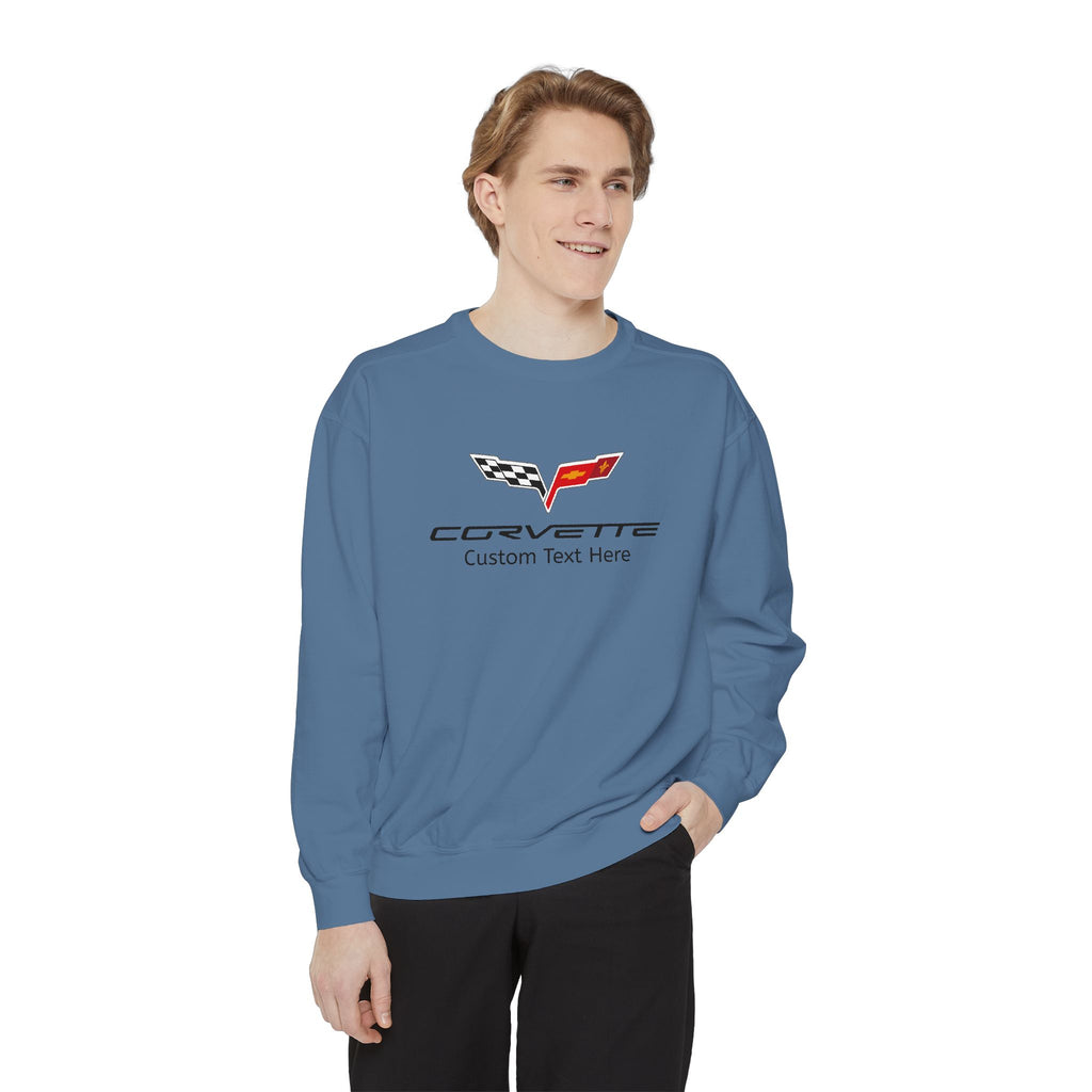 Personalized C6 Corvette Comfort Colors® Unisex Garment-Dyed Premium  Sweatshirt, Cotton Blend, Relaxed Fit, Chevrolet Enthusiasts, Official Licensed Apparel, Custom Gift for Him or Her