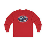Shelby Cobra 427 "Red. White. Cobra." America 250 Oval Long-Sleeve T-Shirt
