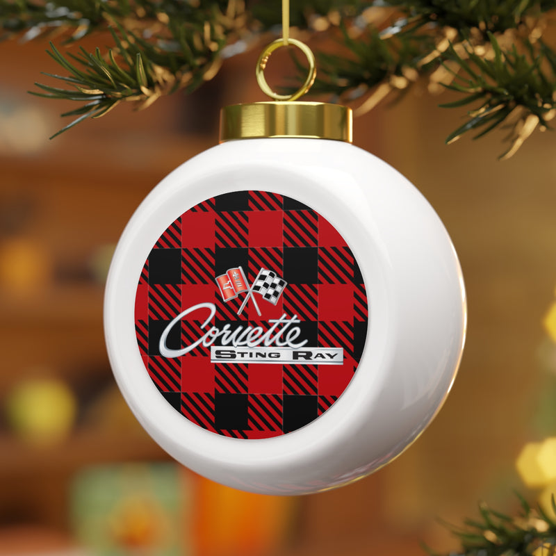 C2 Corvette Stingray Christmas Ball Ornament, Perfect Christmas Gift for Corvette Fans!