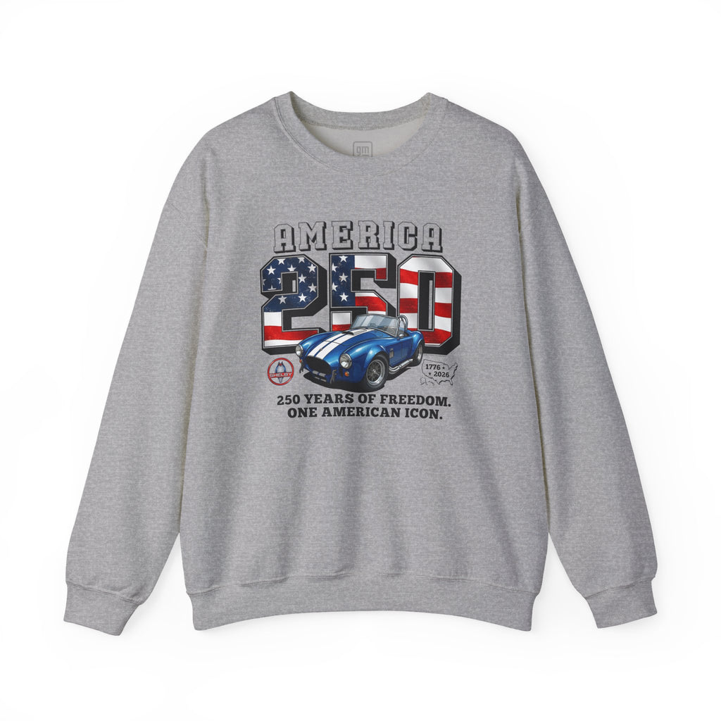 Shelby America 250 "One American Icon" Premium Cobra 427 Graphic Crewneck Sweatshirt
