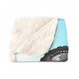 BIGFOOT 4X4X4® "Legendary Blueprint" 50x60 USA-Made Sherpa Blanket — Ultra-Soft Plush Throw