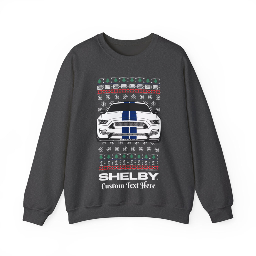 Carroll Shelby Personalized Ugly Christmas  Crewneck Sweatshirt