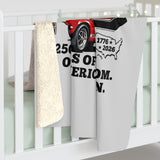 Shelby Red GT500 Power Legend "250 Years of Freedom. One American Icon." America 250 Premium Sherpa Blanket – 1776 to 2026