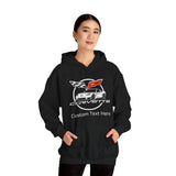 C6 Corvette Personalized Custom Car Color Cotton Blend Hooded Sweatshirt - WHITE