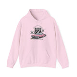 Pink Cadillac Route 66 100th Anniversary Hooded Sweatshirt – Legends of the Road